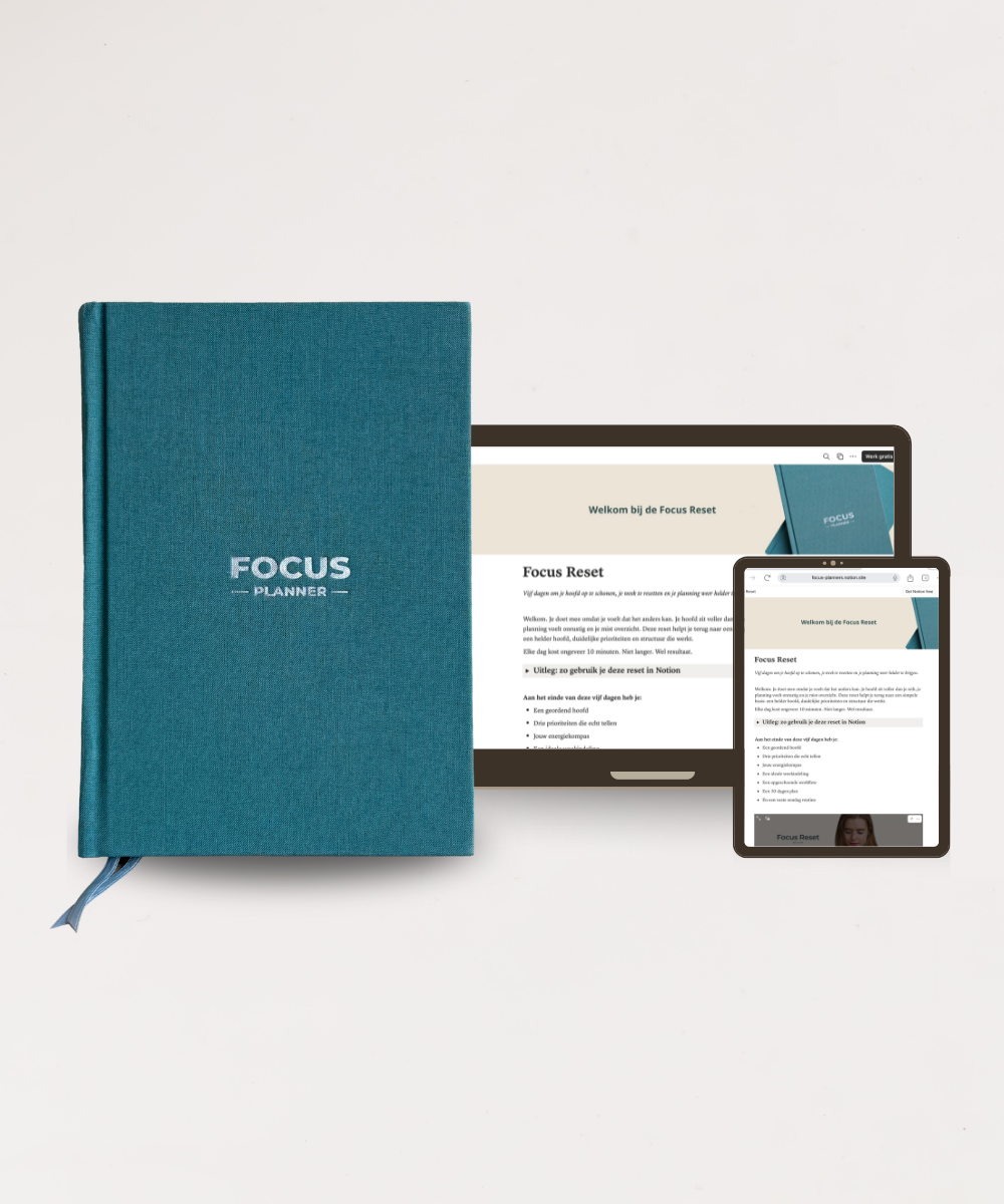 Focus Planner + Focus Reset (bundel)